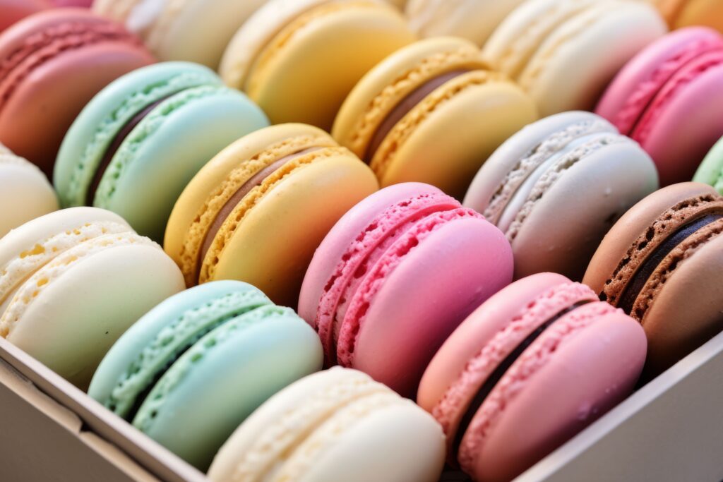 Gluten-free cookies authentic french macarons