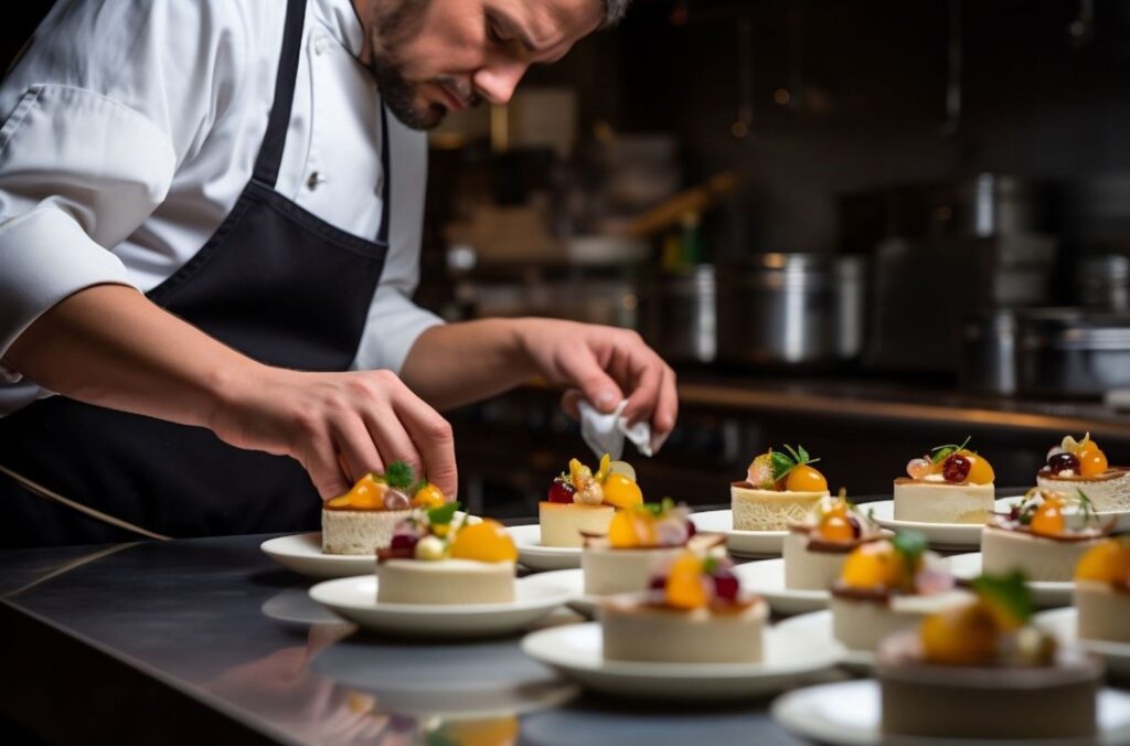 European fine dining economics with Michelin chef creating restaurant investment value through culinary excellence