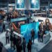 Hannover Messe industrial tech exhibition showing European trade fair investment and technology showcase