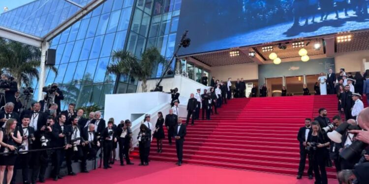 Cannes Film Festival Croisette with film industry professionals attending the 2026 Marché du Film