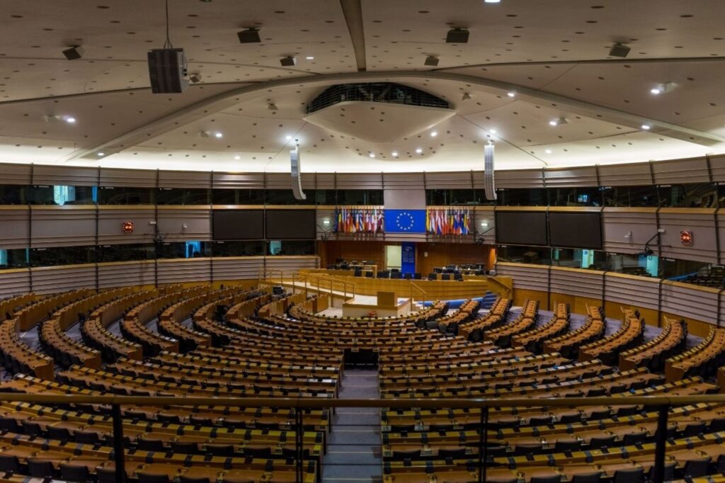 Hemizyklus des Europäischen Parlaments, der die demokratische Integration und den wirtschaftlichen Fortschritt der EU 2026 darstellt