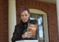 A writer reads from her nominated fiction at a ceremony celebrating the EU Prize for Literature