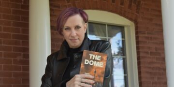A writer reads from her nominated fiction at a ceremony celebrating the EU Prize for Literature